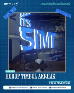 HURUF TIMBUL AKRILIK KAMPUS ITA