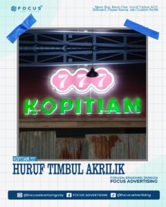 HURUF TIMBUL AKRILIK KOPITIAM 777