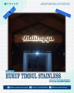 HURUF TIMBUL STAINLESS KALINGGA