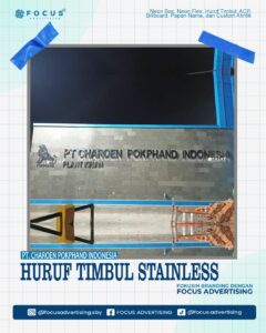 HURUF TIMBUL STAINLESS POKHPAN