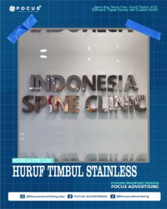 HURUF TIMBUL STAINLESS SPINE CLINIC