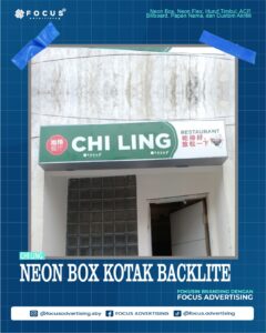 NEON BOX BACKLITE CHILING