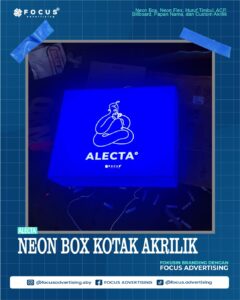 NEON BOX KOTAK AKRILIK ALECTA